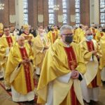 01.05.2021. Kielce. Msza z okazji Międzynarodowego Dnia Solidarności Ludzi Pracy w kościele Świętego Józefa Robotnika / Wiktor Taszłow / Radio Kielce