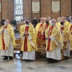 01.05.2021. Kielce. Msza z okazji Międzynarodowego Dnia Solidarności Ludzi Pracy w kościele Świętego Józefa Robotnika / Wiktor Taszłow / Radio Kielce