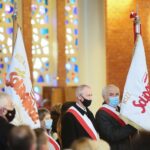 01.05.2021. Kielce. Msza z okazji Międzynarodowego Dnia Solidarności Ludzi Pracy w kościele Świętego Józefa Robotnika / Wiktor Taszłow / Radio Kielce