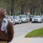 01.05.2021 Kielce. Droga przed ogrodem botanicznym / Wiktor Taszłow / Radio Kielce