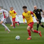 01.05.2021 Kielce. Fortuna 1. Liga. Mecz Korona Kielce - Zagłębie Sosnowiec / Wiktor Taszłow / Radio Kielce