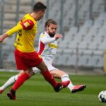 01.05.2021 Kielce. Fortuna 1. Liga. Mecz Korona Kielce - Zagłębie Sosnowiec / Wiktor Taszłow / Radio Kielce