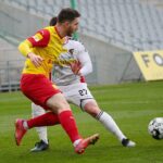 01.05.2021 Kielce. Fortuna 1. Liga. Mecz Korona Kielce - Zagłębie Sosnowiec / Wiktor Taszłow / Radio Kielce