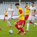 01.05.2021 Kielce. Fortuna 1. Liga. Mecz Korona Kielce - Zagłębie Sosnowiec / Wiktor Taszłow / Radio Kielce