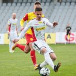 01.05.2021 Kielce. Fortuna 1. Liga. Mecz Korona Kielce - Zagłębie Sosnowiec / Wiktor Taszłow / Radio Kielce