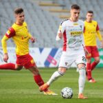 01.05.2021 Kielce. Fortuna 1. Liga. Mecz Korona Kielce - Zagłębie Sosnowiec / Wiktor Taszłow / Radio Kielce