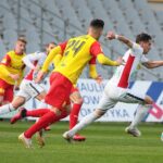 01.05.2021 Kielce. Fortuna 1. Liga. Mecz Korona Kielce - Zagłębie Sosnowiec / Wiktor Taszłow / Radio Kielce