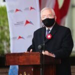 02.05.2021 Kielce. Święto Flagi. Na zdjęciu poseł PiS - Krzysztof Lipiec / Wiktor Taszłow / Radio Kielce