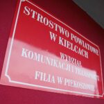 04.05.2021. Piekoszów. Otwarcie filii Wydziału Komunikacji i Transportu / Wiktor Taszłow / Radio Kielce