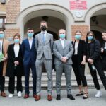 05.05.2021. Kielce. II Liceum Ogólnokształcące im. J. Śniadeckiego. Matura z matematyki / Wiktor Taszłow / Radio Kielce