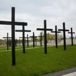 05.05.2021. Michniów. Mauzoleum Martyrologii Wsi Polskich / WIktor Taszłow / Radio Kielce