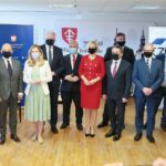 10.05.2021. Jędrzejów. Konferencja dotycząca Społecznej Inicjatywy Mieszkaniowej / Wiktor Taszłow / Radio Kielce