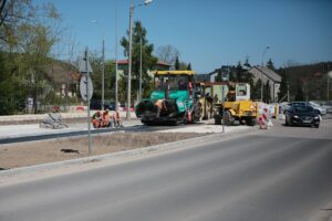 11.05.2021. Kielce. Most nad Silnicą przy skrzyżowaniu ulicy Warszawskiej i Witosa / Wiktor Taszłow / Radio Kielce