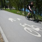 11.05.2021. Kielce. Ścieżka rowerowa wokół zalewu kieleckiego / Wiktor Taszłow / Radio Kielce