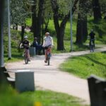 11.05.2021. Kielce. Ścieżka rowerowa wokół zalewu kieleckiego / Wiktor Taszłow / Radio Kielce