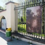 11.05.2021. Kielce. Wystawa plenerowa „Przeszłość przyszłości. Dzieła sztuki z kolekcji Muzeum Książąt Czartoryskich w Krakowie” / Wiktor Taszłow / Radio Kielce