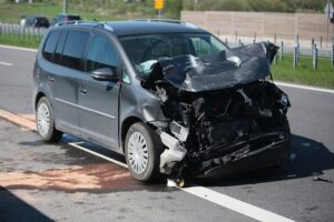 12.05.2021. Radkowice. Wypadek na S7 / Wiktor Taszłow / Radio Kielce