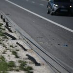 12.05.2021. Radkowice. Wypadek na S7 / Wiktor Taszłow / Radio Kielce