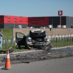 12.05.2021. Radkowice. Wypadek na S7 / Wiktor Taszłow / Radio Kielce