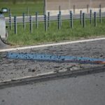 12.05.2021. Radkowice. Wypadek na S7 / Wiktor Taszłow / Radio Kielce