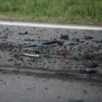 12.05.2021. Radkowice. Wypadek na S7 / Wiktor Taszłow / Radio Kielce