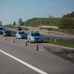 12.05.2021. Radkowice. Wypadek na S7 / Wiktor Taszłow / Radio Kielce