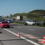 12.05.2021. Radkowice. Wypadek na S7 / Wiktor Taszłow / Radio Kielce