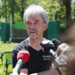 12.05.2021. Kielce. Konferencja prasowa dotycząca otwarcia Muzeum Hammonda. Na zdjęciu: Ryszard Pomorski - dyrektor Pałacyku Zielińskiego / Wiktor Taszłow / Radio Kielce