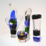 12.05.2021. Kielce. Wystawa ''Szkło z kolekcji BWA Sandomierz'' / Wiktor Taszłow / Radio Kielce