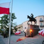 12.05.2021. Kielce. Obchody 86. rocznicy śmierci Marszałka Józefa Piłsudskiego / Wiktor Taszłow / Radio Kielce