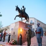 12.05.2021. Kielce. Obchody 86. rocznicy śmierci Marszałka Józefa Piłsudskiego / Wiktor Taszłow / Radio Kielce