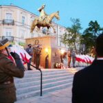 12.05.2021. Kielce. Obchody 86. rocznicy śmierci Marszałka Józefa Piłsudskiego / Wiktor Taszłow / Radio Kielce