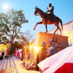 12.05.2021. Kielce. Obchody 86. rocznicy śmierci Marszałka Józefa Piłsudskiego / Wiktor Taszłow / Radio Kielce