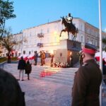 12.05.2021. Kielce. Obchody 86. rocznicy śmierci Marszałka Józefa Piłsudskiego / Wiktor Taszłow / Radio Kielce