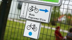 14.05.2021 Ciekoty. Trasa dla rowerzystów / Wiktor Taszłow / Radio Kielce