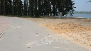 14.05.2021 Cedzyna. Trasa dla rowerzystów / Wiktor Taszłow / Radio Kielce