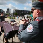 15.05.2021. Kielce. Punkt szczepień przed Świętokrzyskim Urzędem Wojewódzkim / Wiktor Taszłow / Radio Kielce