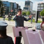 15.05.2021. Kielce. Punkt szczepień przed Świętokrzyskim Urzędem Wojewódzkim / Wiktor Taszłow / Radio Kielce