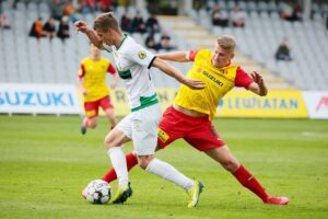 15.05.2021. Kielce. 30. kolejka Fortuna 1 Ligi: Korona Kielce - GKS Bełchatów / Wiktor Taszłow / Radio Kielce