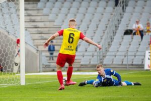 15.05.2021. Kielce. 30. kolejka Fortuna 1 Ligi: Korona Kielce - GKS Bełchatów / Wiktor Taszłow / Radio Kielce