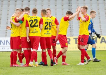 15.05.2021. Kielce. 30. kolejka Fortuna 1 Ligi: Korona Kielce - GKS Bełchatów / Wiktor Taszłow / Radio Kielce