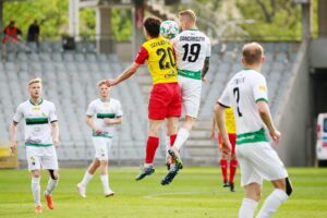 15.05.2021. Kielce. 30. kolejka Fortuna 1 Ligi: Korona Kielce - GKS Bełchatów / Wiktor Taszłow / Radio Kielce