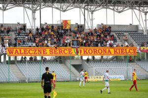 15.05.2021. Kielce. 30. kolejka Fortuna 1 Ligi: Korona Kielce - GKS Bełchatów / Wiktor Taszłow / Radio Kielce