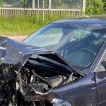 02.06.2021. Kielce. Wypadek na ulicy Krakowskiej / Wiktor Taszłow / Radio Kielce