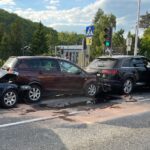 02.06.2021. Kielce. Wypadek na ulicy Krakowskiej / Wiktor Taszłow / Radio Kielce