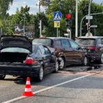 02.06.2021. Kielce. Wypadek na ulicy Krakowskiej / Wiktor Taszłow / Radio Kielce