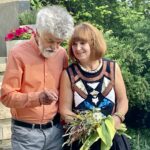 02.06.2021. Kielce. Otwarcie prywatnej galerii sztuki „Rdza”. Na zdjęciu (od lewej): Jacek i Dorota Nowakowscy. / Dorota Klusek / Radio Kielce