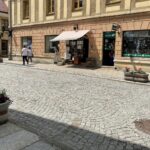 11.06.2021. Sandomierz. Nasadzenia na starówce / Grażyna Szlęzak-Wójcik / Radio Kielce