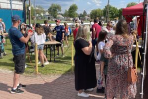 06.06.2021. Klimontów. Piknik charytatywny dla Bartusia / Grażyna Szlęzak-Wójcik / Radio Kielce