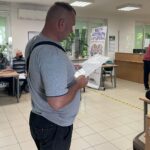 07.06.2021. Sandomierz. ARiMR. Przyjmowanie wniosków na rekompensaty dla rolników, którzy w ubiegłym roku ponieśli straty w swoich uprawach / Grażyna Szlęzak-Wójcik / Radio Kielce